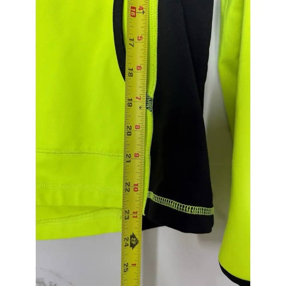 JUSTICE Active Full Zip Up Green Activewear Hooded Jacket Youth Dance Sz 12/14